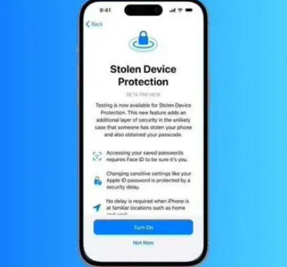 猇亭苹果授权维修店分享被盗设备保护功能开启方法 