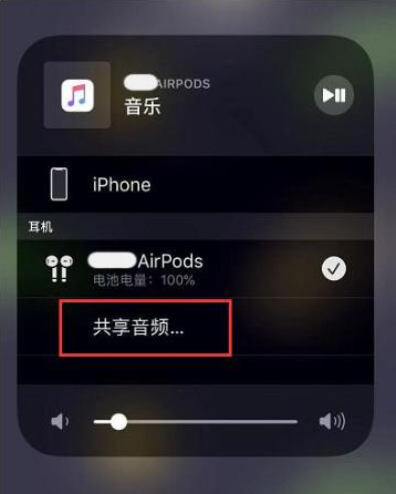 猇亭苹果14音频维修点分享iPhone14音频共享设置方法 