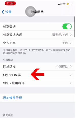 猇亭苹果14维修网分享如何给iPhone14的SIM卡设置密码 