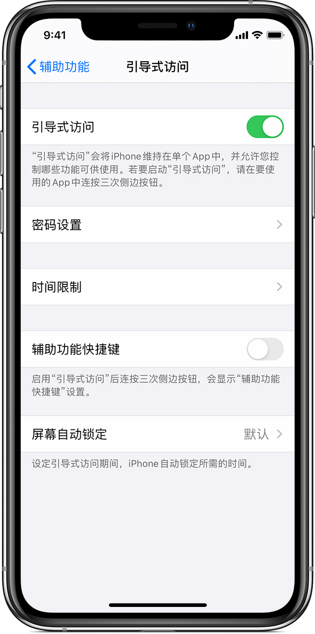 猇亭苹果手机维修分享如何在 iPhone 上退出引导式访问 