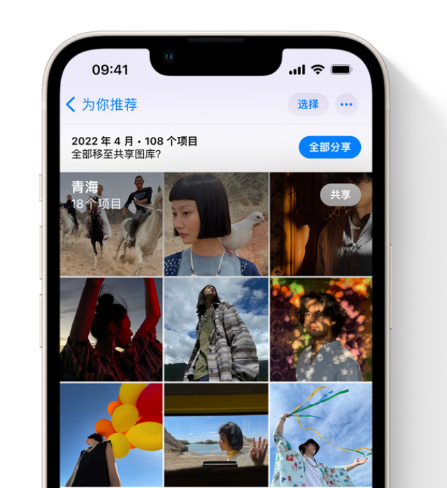 猇亭苹果维修网点分享在 iPhone 上使用共享图库 