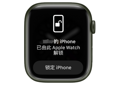 猇亭苹果手机维修分享用 AppleWatch 解锁配备面容 ID 的 iPhone方法 