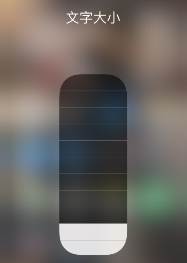 猇亭苹果手机维修分享小技巧：在 iPhone 控制中心快速调节字体大小 